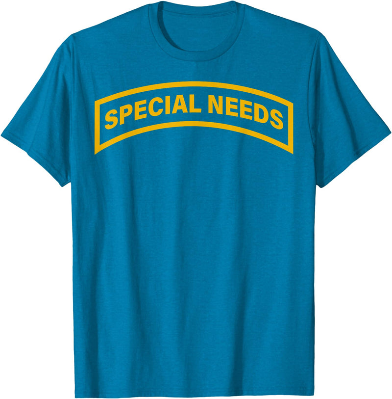 Special Needs Tab Tees Special Needs Tab T-Shirt - Sapphire Blue