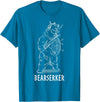 Viking Bear Warrior Lover Shirts Viking Bear Warrior Polar Brown Bear Berserkers T-Shirt T-Shirt - Sapphire Blue
