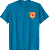 SCOTTISH RED LION Scotland RED Lion Rampant T-Shirt - Sapphire Blue