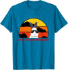 Best Bunny Dad Ever Rabbit Jumper - Dad T-Shirt in Sapphire Blue