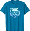 pappy Grizzly in sunglasses Pappy Bear Vintage Graphic T-Shirt - Sapphire Blue