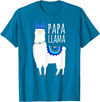 Mama Llama Lover Gifts by Memme Papa Llama T-Shirts for Men T-Shirt - Sapphire Blue