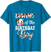 Love Family Matching Mommy of The Birthday Boy Cow Farm 1St Birthday Boy T-Shirt - Sapphire Blue
