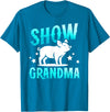 Pig Show Grandma On Mother's Day Pig Show Grandma Best Pig Show Grandmother T-Shirt - Sapphire Blue