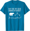 Gifts for Chemistry Majors Science Teacher Pun Tee Chemistry Joke T-shirt Polar Water Funny Science Teacher Tee T-Shirt - Sapphire Blue