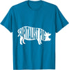 Capitalism Co Capitalist Pig - Fun Novelty Tshirt for Entrepreneurs T-Shirt - Sapphire Blue