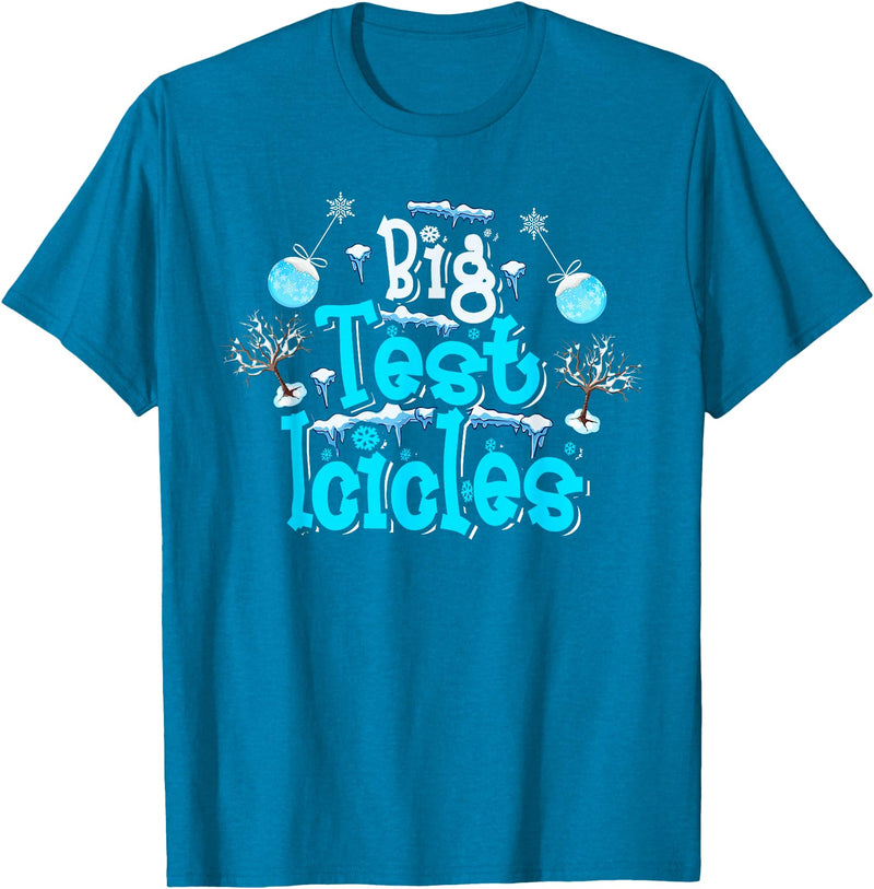 Polar Bear Plunge Ice Swimming Co Polar Bear Plunge 2022 Costume Ice Swimming Big Test Icicles T-Shirt - Sapphire Blue