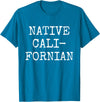 Native Californian T-Shirt - Cali California Bear Apparel T-Shirt - Sapphire Blue