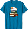 Kids Wheek Cavy Mom Gift T Shirts & Hoodies Cute Reading Books Merch Girls & Boys Guinea Pig Lover T-Shirt - Sapphire Blue