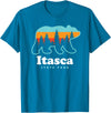 Itasca State Park Minnesota Bear T-Shirt - Sapphire Blue