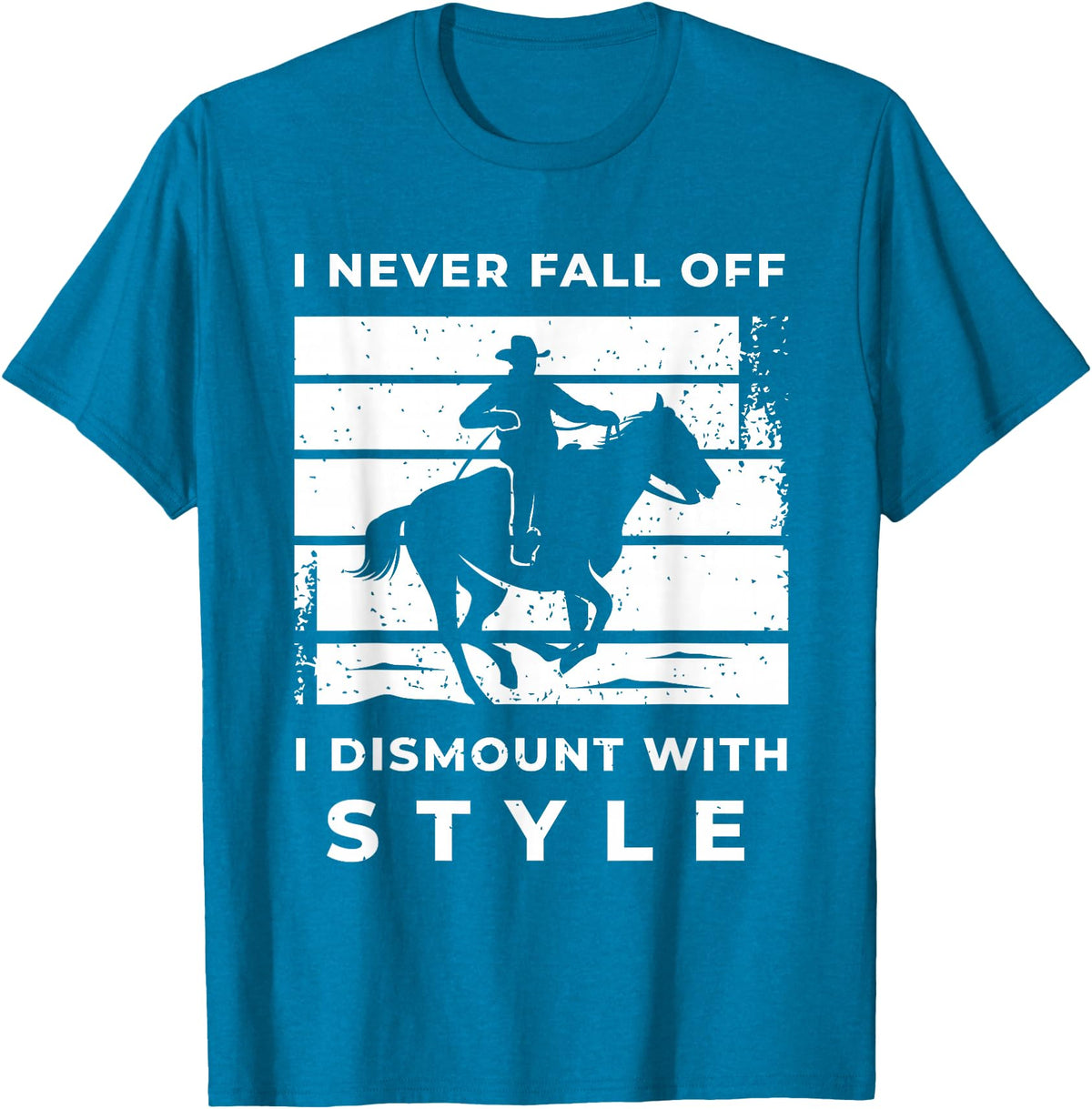 Funny Horse Quote Shirts And Equestrian Gifts Funny Horse Quote Outfit For A Lover Of Horse T-Shirt - Sapphire Blue