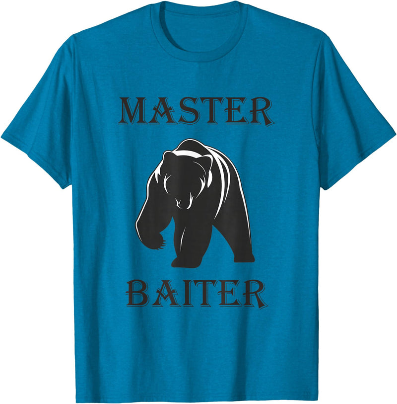 OutdoorMerch Master Bear Baiter Shirt T-Shirt - Sapphire Blue