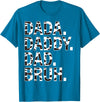 Highland Cow Dad Shirt Dad Cow Print Father's Day Dad Dada Daddy Bruh Papa Cow Daddy Love Cows Dad Cow Print T-Shirt -