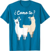 Spanish design | Llama gift | Funny Spanish design Funny Spanish gift, Como Te Llama, Llama design T-Shirt - Sapphire Blue