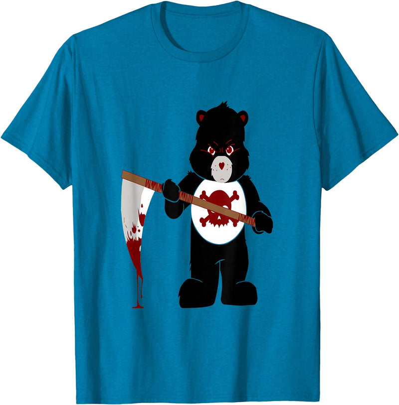 Jujubella Angry Bear Scare Bear Teddy Bear No Kids T-shirt T-Shirt - Sapphire Blue