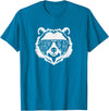 grandma Bear Family Apparel Grandma Bear Face with Sunglasses T-Shirt - Sapphire Blue