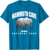 Mammoth Cave National Park USA Parks Mammoth Cave National Park Bear Souvenir US Parks T-Shirt - Sapphire Blue