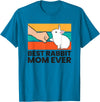 Best Rabbit Mum of All Time Funny Rabbit T-Shirt in Sapphire Blue