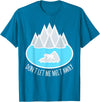 Arctic Explorers T-shirts and Gifts Polar Bear TShirt Ice Caps Melting glaciers cute Arctic Tee T-Shirt - Sapphire Blue