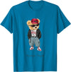 Funny Teddy Bear T-Shirt - Sapphire Blue