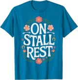 Horse Riding Equestrian Horse Trainer Jockey On Stall Rest T-Shirt - Sapphire Blue