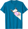 Funny Llama shirt animals costume girls mens Vintage Llama Women Shirt Llama Lovers for kids and girls T-Shirt - Sapphire Blue