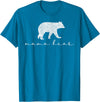 Mama Bear Shirt Cute White T-Shirt - Sapphire Blue