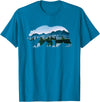 Retro National Park Shirts Bear Vintage National Park Bear Wildlife Mountains T-Shirt - Sapphire Blue