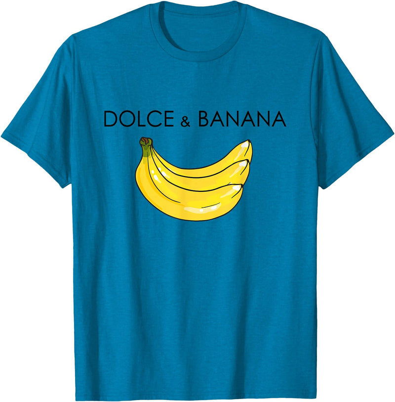 Banana Design costume for Fashion Lover Funny Banana Graphic Humor Sarcasm Fashion Trend T-Shirt - Sapphire Blue