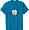 Bahamas Swimming Pigs Snorkeling Front & Back Tshirt T-Shirt - Sapphire Blue
