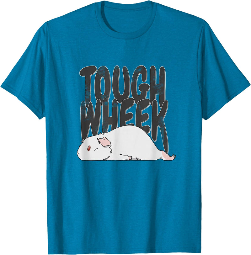 Picadilly Printables Guinea Pigs Guinea Pig Pet Tough Wheek Albino White T-Shirt - Sapphire Blue