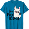 No Prob Llama Drama NO PROB-LLAMA! Funny Llama Alpaca T-Shirt - Sapphire Blue