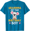 Favorite Grandma Designs For Women Grandma Of The Birthday Boy Koala Bear For Girls T-Shirt - Sapphire Blue