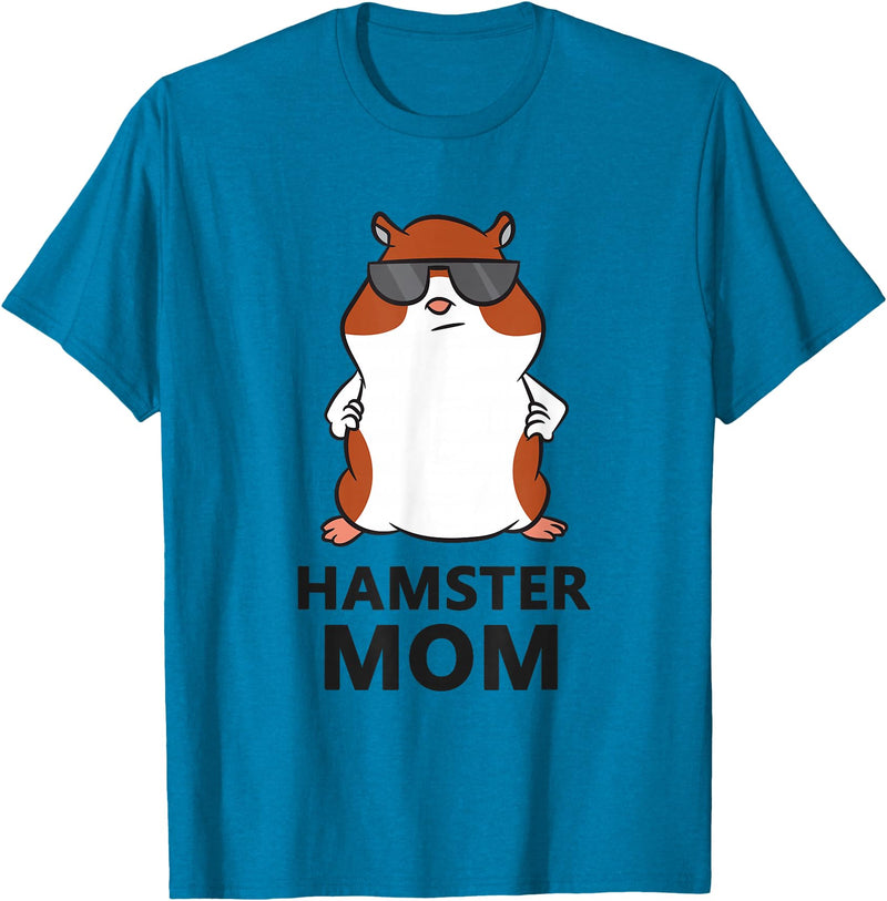 Hamster Mum Pet Hamster Mom T-Shirt - Sapphire Blue