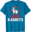 Funny I Hate Rabbits - Men Women Rabbit Hunter Hunting Gifts T-Shirt in Sapphire Blue