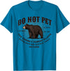 Do Not Pet the Chonky Forest Fluffs Appalachian Appalachian Trail Scenic Hiking Black Bear Funny Souvenir T-Shirt - Sapphire Blue