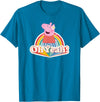 Peppa Pig Oh Yeah! Rainbow Daisy Queen T-Shirt - Sapphire Blue