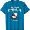 Animal Shirt Gifts for Birthday My Spirit Animal is A Panda Panda Bear SHIRTAnimal Lover Tee T-Shirt - Sapphire Blue