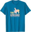 Daddy Llama Shirt Co. The Alpaca Dad Funny Llama Alpaca Lover Papa Fathers T-Shirt - Sapphire Blue
