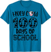 Holy Cow 100 Days Of School teachers Students Kids T-Shirt - Sapphire Blue