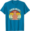Teikirisi Take It Easy Funny Spanish Llama Latina Yoga T-Shirt - Sapphire Blue