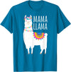 Mama Llama Lover Gifts by Memme Mama Llama Shirt for Women T-Shirt - Sapphire Blue