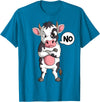 Funny Cow Lover & Owner Gift Ideas Cow Farmer Kids Boys Girls Womens T-Shirt - Sapphire Blue