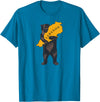 From California with Love Bear hugging Lebanon (based on California design) T-Shirt - Sapphire Blue