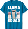 Funny Llama Gift Llama Lover Accessories & Stuff Funny Llama Design For Men Women Llama Alpaca Farm Animal T-Shirt - Sapphire Blue