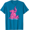 Drunk Gummy Bear - Funny Drinking Illustration Humor Alcohol T-Shirt - Sapphire Blue