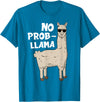 Funny Llama Gift Llama Lover Accessories & Stuff Funny Llama Design For Men Women Kids Llama Alpaca Animal T-Shirt - Sapphire Blue