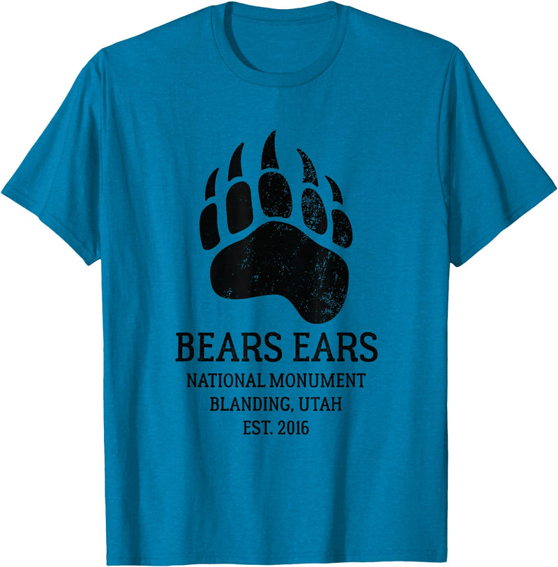 National Park Gifts Bears Ears National Monument Blanding Utah T-Shirt - Sapphire Blue