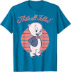 Looney Tunes Porky Pig That's All Folks Lined Portrait T-Shirt - Sapphire Blue