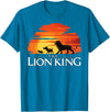 Disney Lion King Sunset T-Shirt - Sapphire Blue